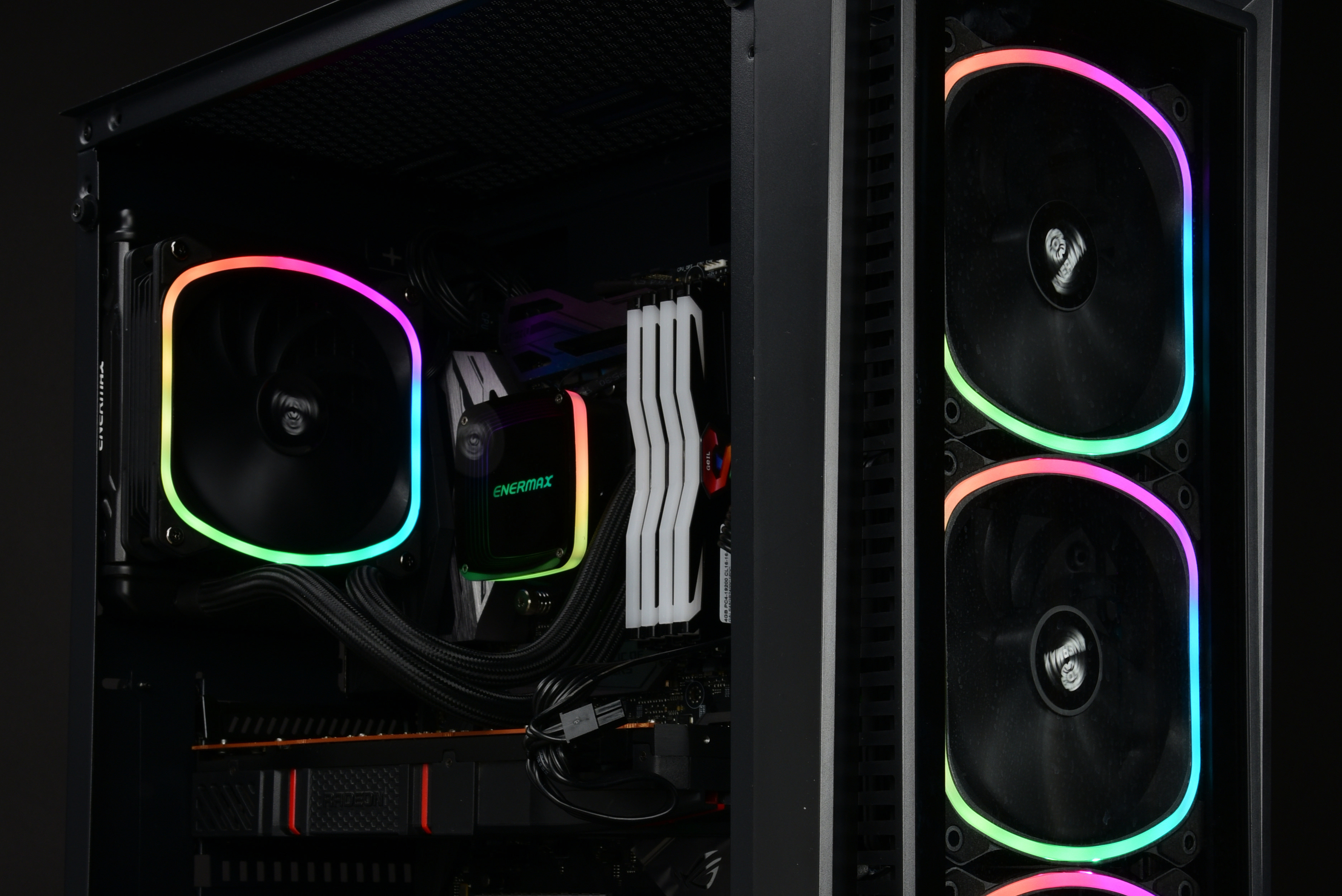 ENERMAX Aquafusion 120 RGB CPU Wasserkühlung, Schwarz