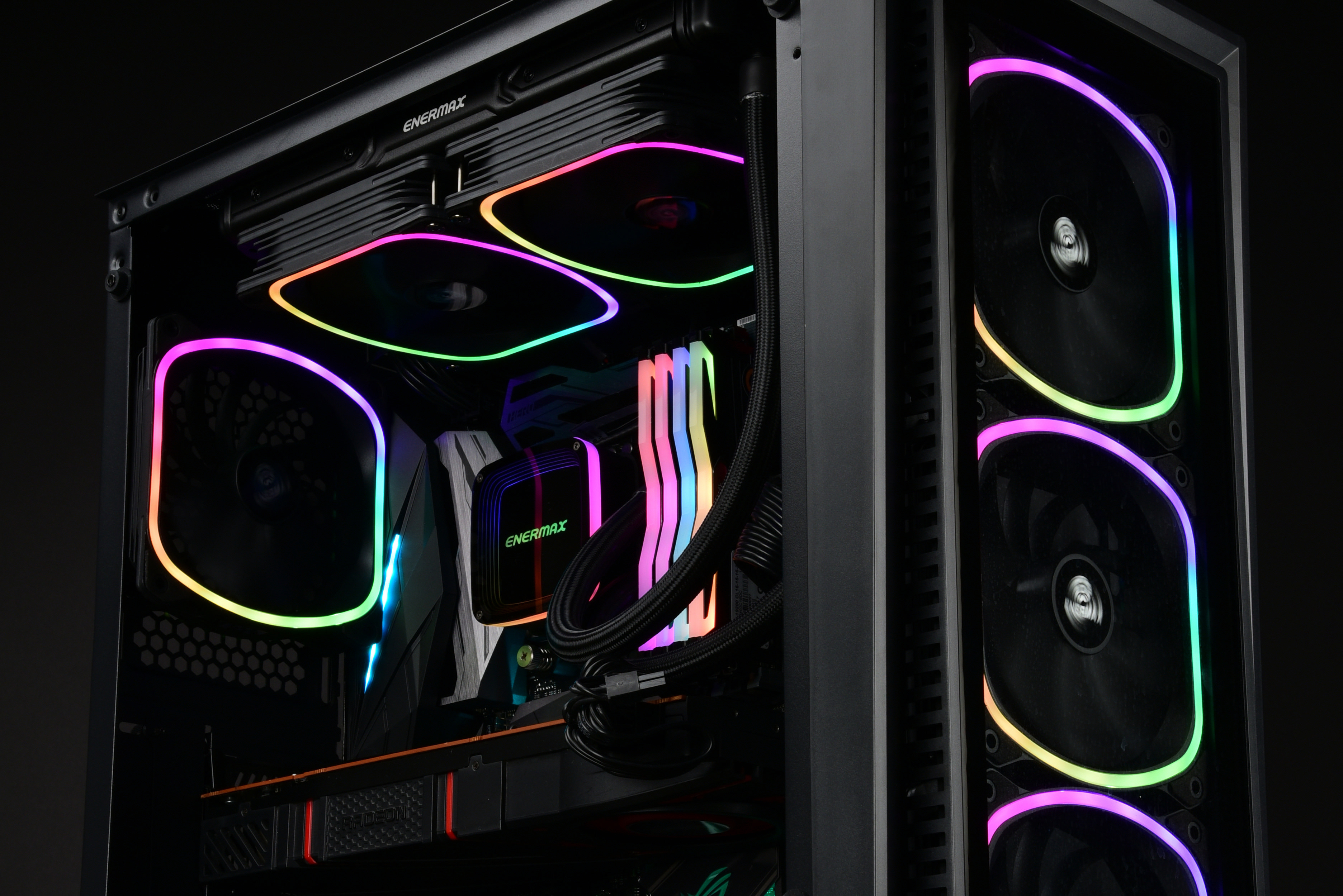 ENERMAX Aquafusion 240 RGB CPU Wasserkühlung, Schwarz