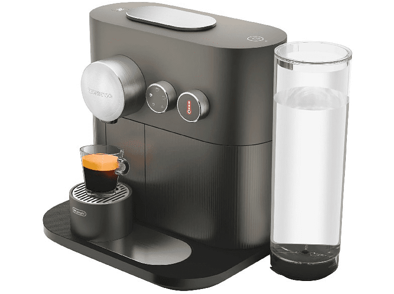 Cafetera de cápsulas - Nespresso® De Longhi EN350.G EXPERT, Bluetooth, 3 temperaturas, Pantalla LED, Negro