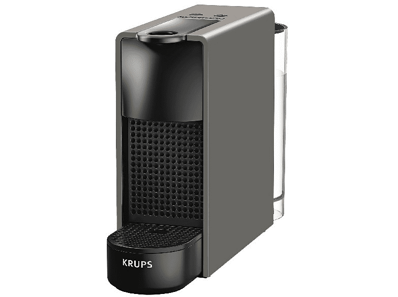 Cafetera de cápsulas - Nespresso® Krups XN110B Essenza Mini, 19 bares, Gris