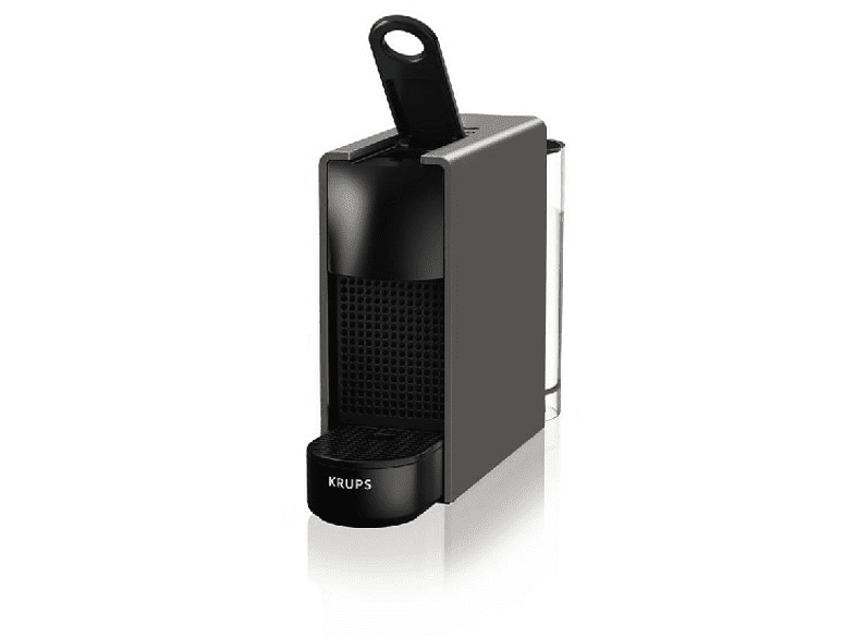 Cafetera de cápsulas - Nespresso® Krups XN110B Essenza Mini, 19 bares, Gris