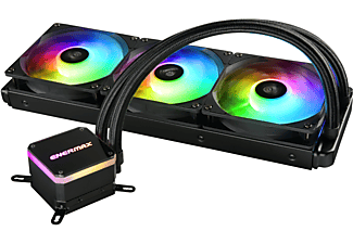 ENERMAX Liqmax III ARGB 360 Schwarz RGB CPU Wasserkühler, Schwarz