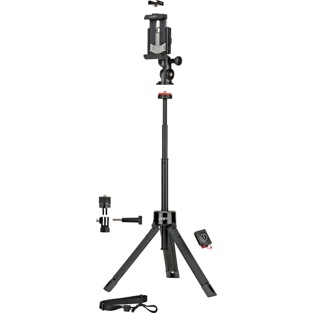 JOBY GripTight Pro TelePod Cep Telefonları için Bluetooth'lu Teleskopik Tripod