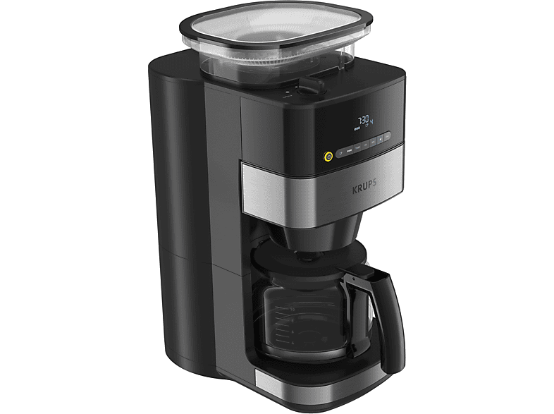Thumbnail - KRUPS KM8328 Grind Aroma Kaffeemaschine Schwarz/Silber