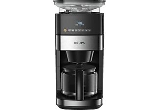 KRUPS KM8328 Grind Aroma Kaffeemaschine Schwarz/Silber