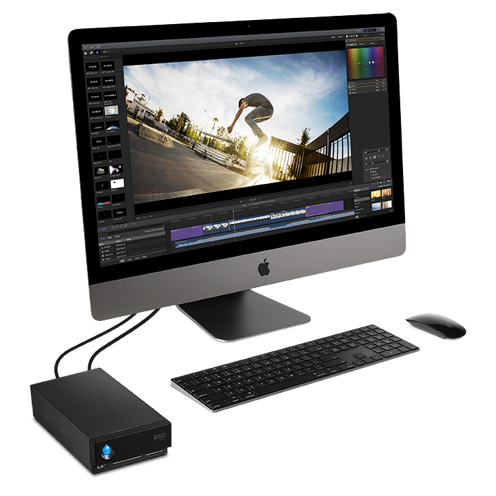 LACIE 2TB SSD NAS Gehäuse 1big Dock Pro Thunderbolt 3, Schwarz
