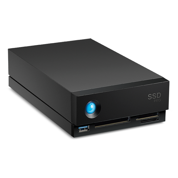LACIE 2TB SSD NAS Gehäuse 1big Dock Pro Thunderbolt 3, Schwarz