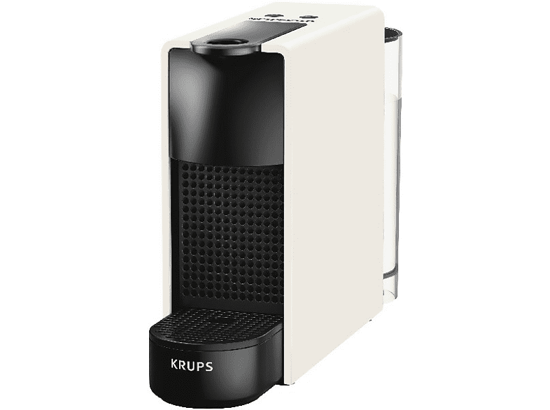Cafetera de cápsulas - Nespresso® Krups XN1101 Essenza Mini, 19 bares, Blanco