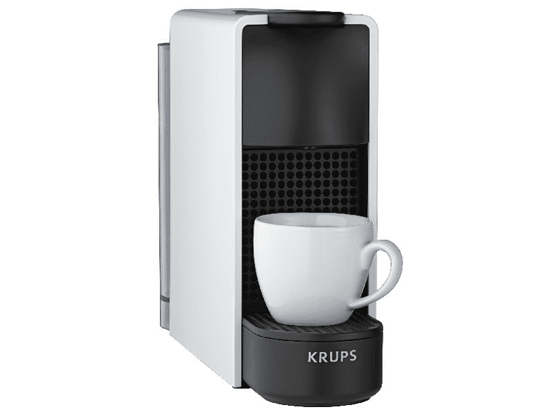 Cafetera de cápsulas - Nespresso® Krups XN1101 Essenza Mini, 19 bares, Blanco