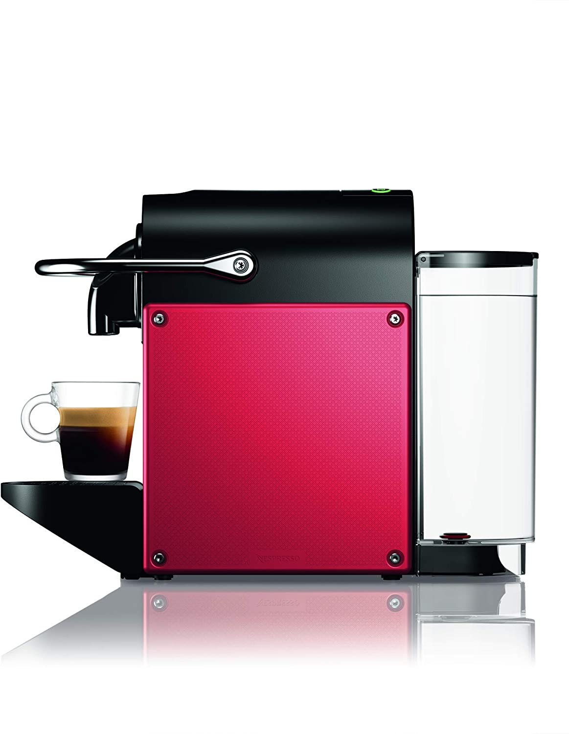 Cafetera de cápsulas -  DeLonghi Nespresso® Pixie EN124.R, 19 bars, 0.7 l, 1260 W, Rojo