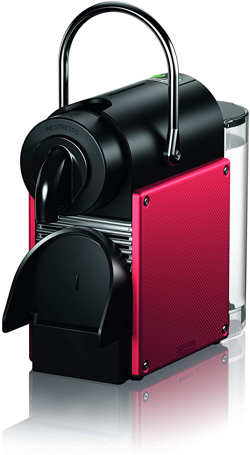 Cafetera de cápsulas -  DeLonghi Nespresso® Pixie EN124.R, 19 bars, 0.7 l, 1260 W, Rojo
