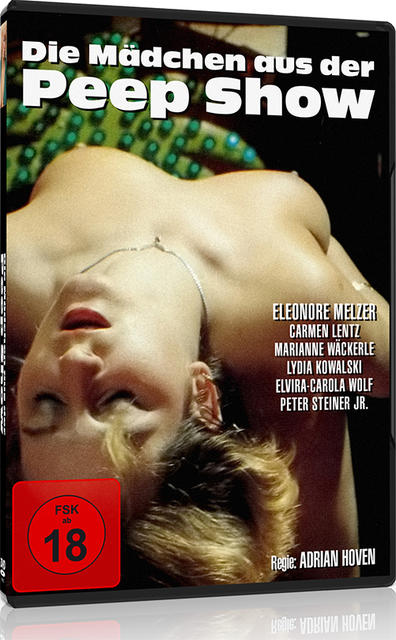 DVD-Cover von Die Mädchen aus der Peep Show. Eine Frau ist auf dem Cover.