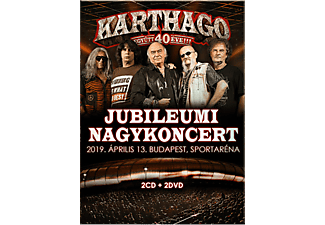 Karthago - Együtt 40 éve!!! - Jubileumi Nagykoncert, 2019.04.13. Budapest, Sportaréna (DVD + CD)