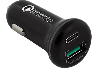 EWENT EW1356 Autós USB töltő 12/24V bemenet, QC 3.0 támogatás