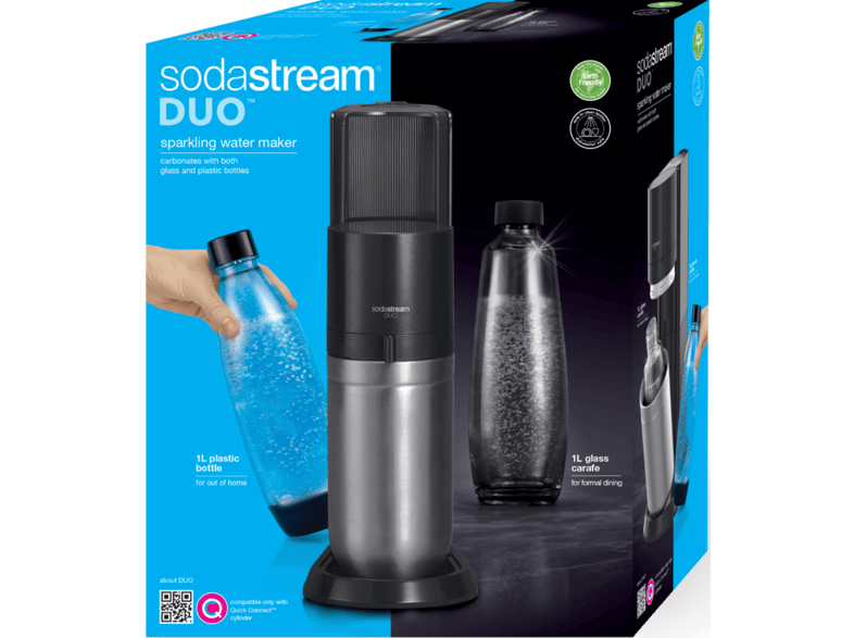 SodaStream bringt E-DUO auf den Markt – den ersten automatischen  Wassersprudler für Glas- und wiederverwendbare Kunststoffflaschen