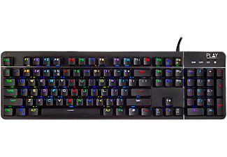 EWENT PL3350 Gaming RGB mechanikus billentyűzet, angol kiosztás