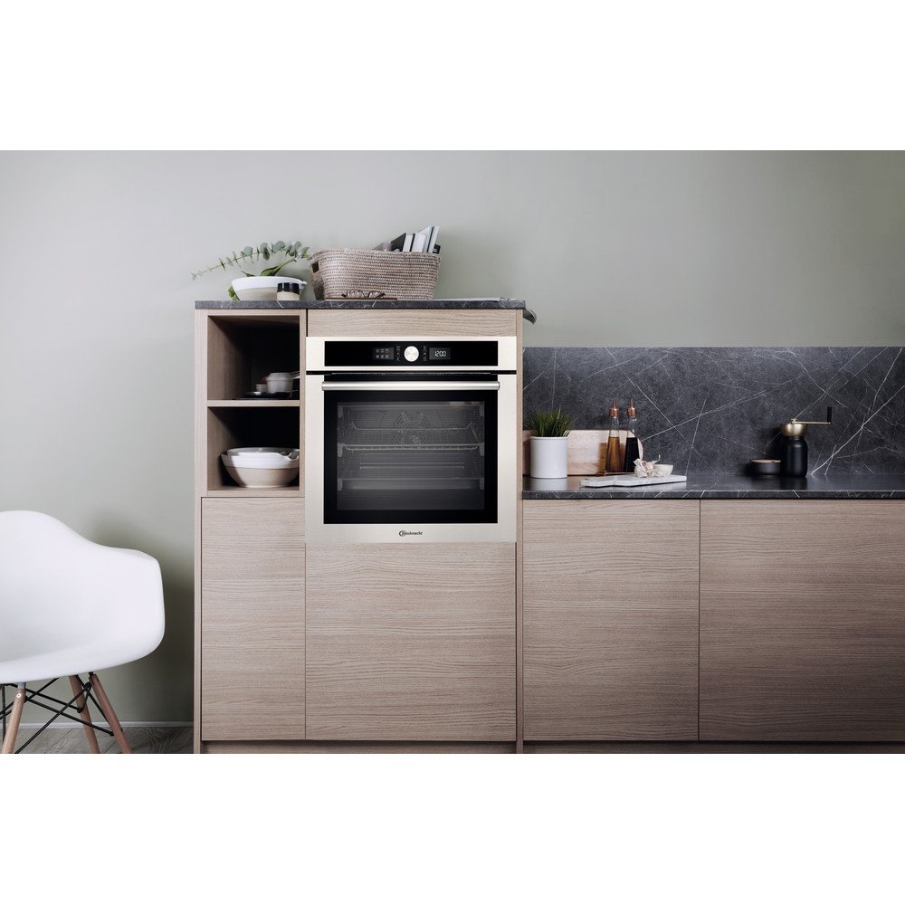 BAUKNECHT BIR4 DP8FS3 PT, Einbauherd/Backofen (Einbaugerät, 71 l, 595 mm breit)