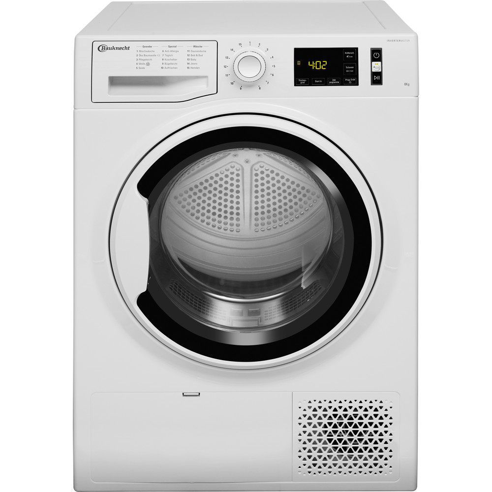BAUKNECHT T SOFT M11 82WK DE Wärmepumpentrockner (8 kg, A++, Weiß)