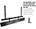 VOGELS Support pour barre de son (SOUND 3550)