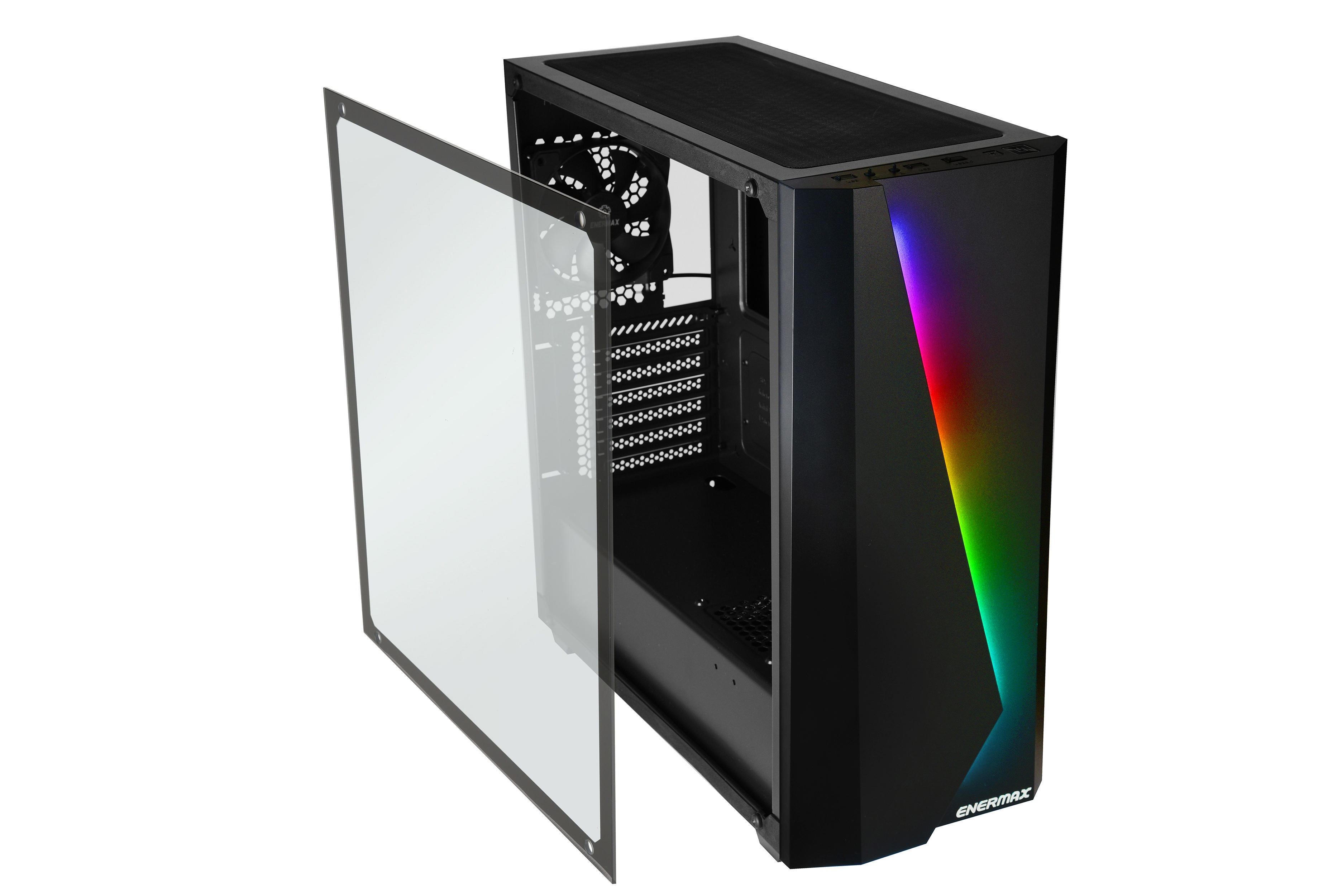 ENERMAX Makashi MK50 PC-Gehäuse, Schwarz