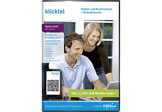 klicktel Telefon- und Branchenbuch + Rückwärtssuche Herbst 2020 - PC - Tedesco