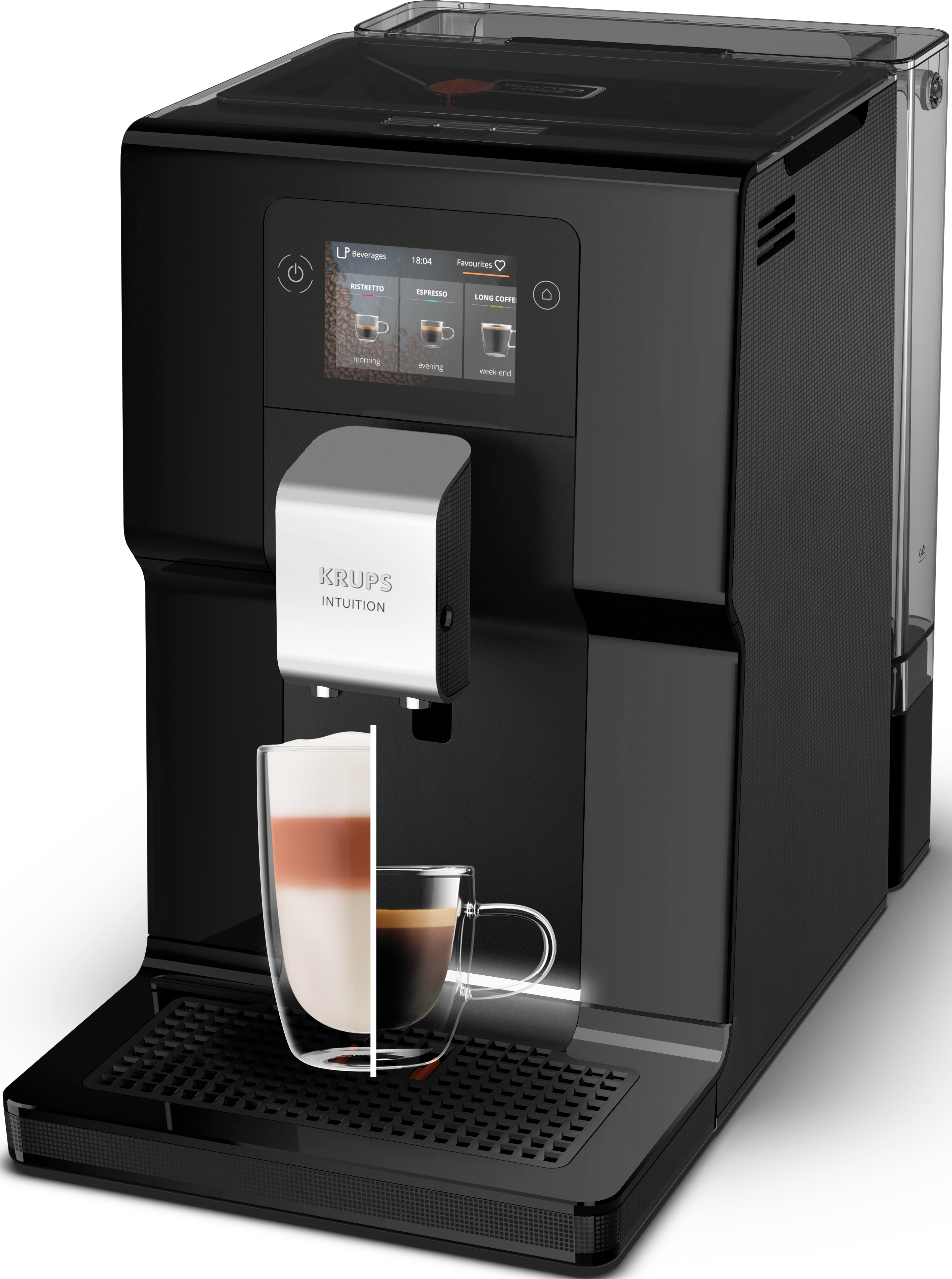 KRUPS Intuition Preference (EA8738) Macchine da caffè completamente automatiche Nero