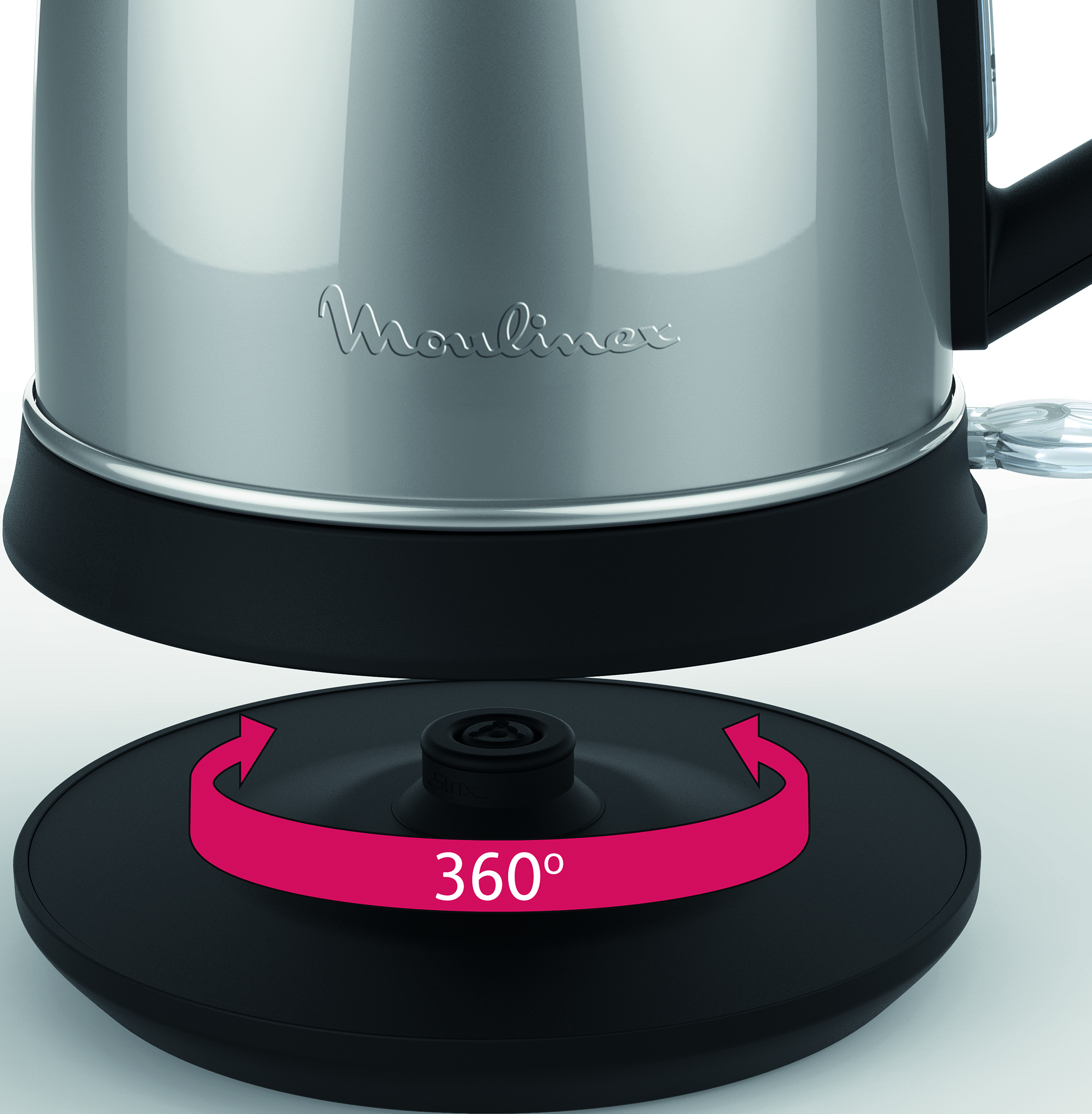 MOULINEX Subito (BY5508) Bouilloire, Acier inoxydable/Noir