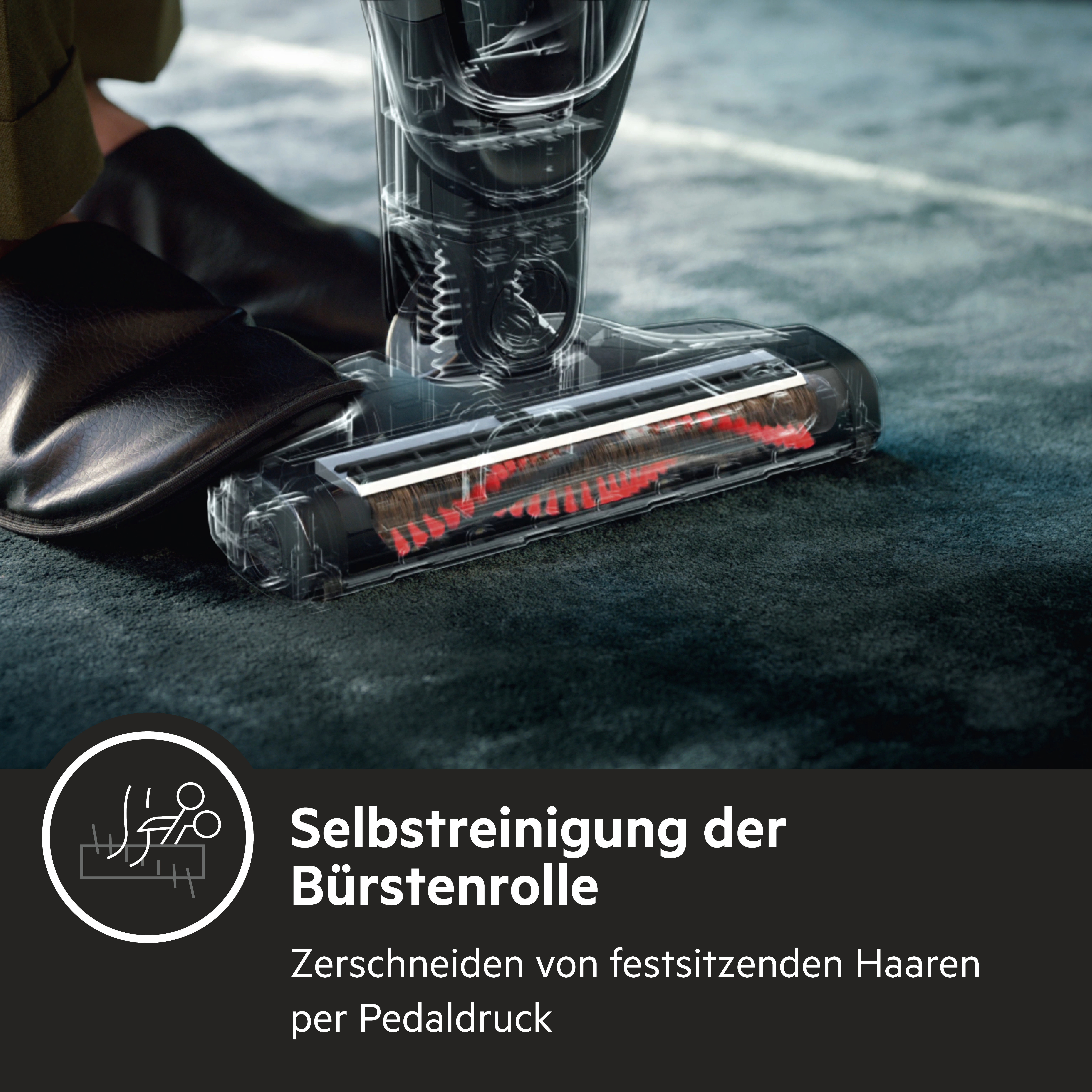 AEG QX9-1-ANIM Stielsauger, Akkubetrieb