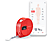 PIE Smart Tape Measure - Metro a nastro per il corpo (Rosso/Bianco)