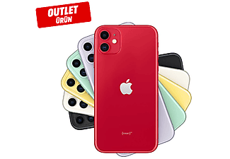 APPLE iPhone 11 64GB Akıllı Telefon Kırmızı Outlet 1204552