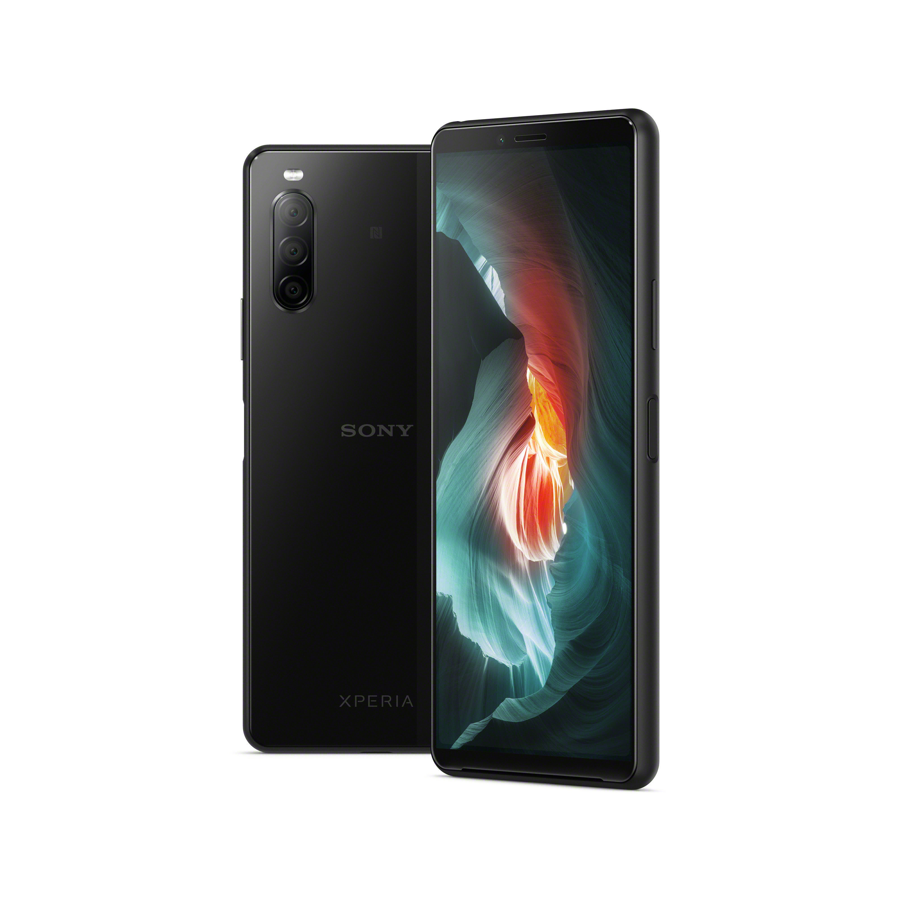 SONY Xperia 10 128 SIM Schwarz Dual GB 21:9 II Display