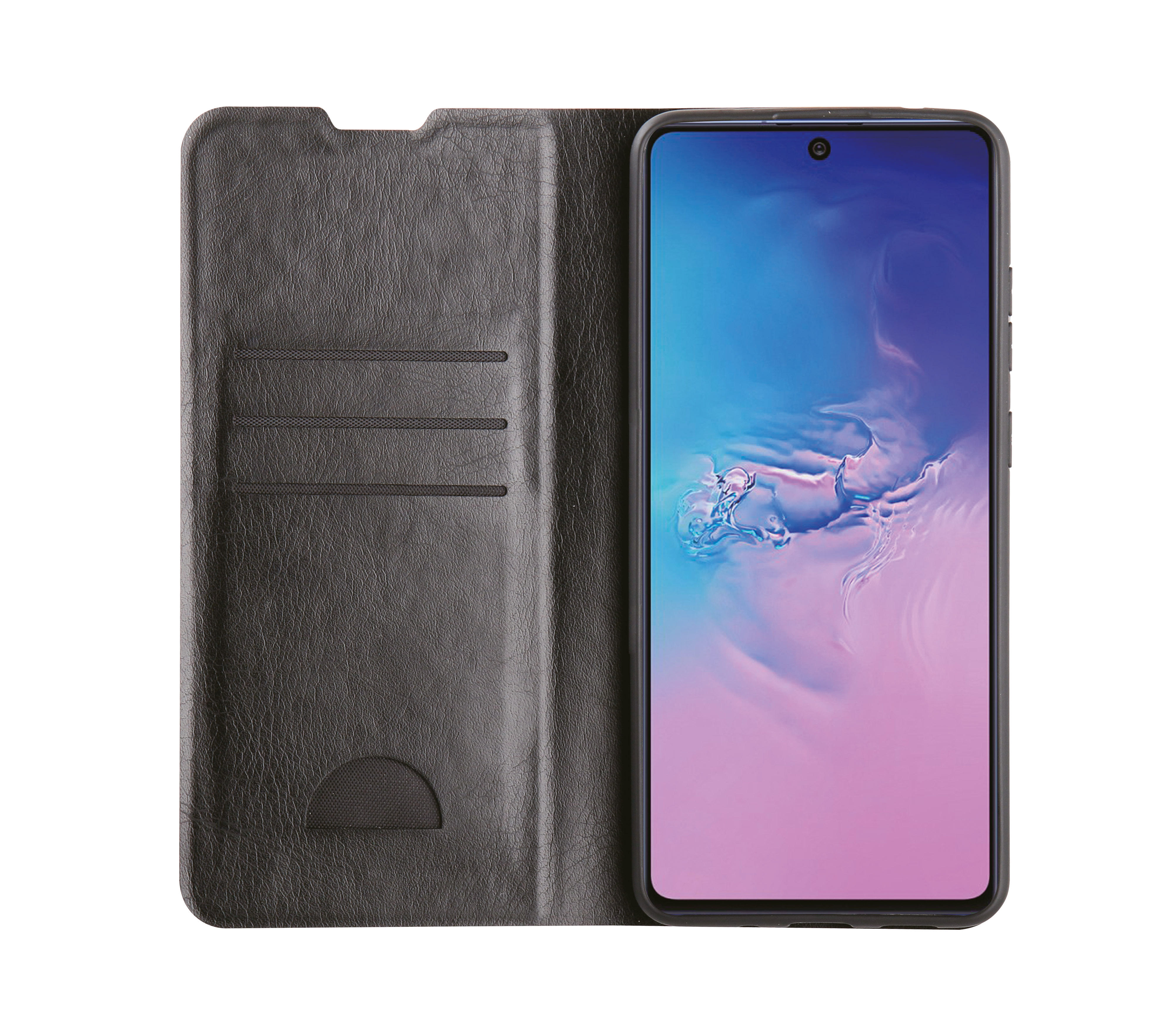 VIVANCO Premium Wallet, Samsung, Schwarz S10 Galaxy Bookcover, Lite