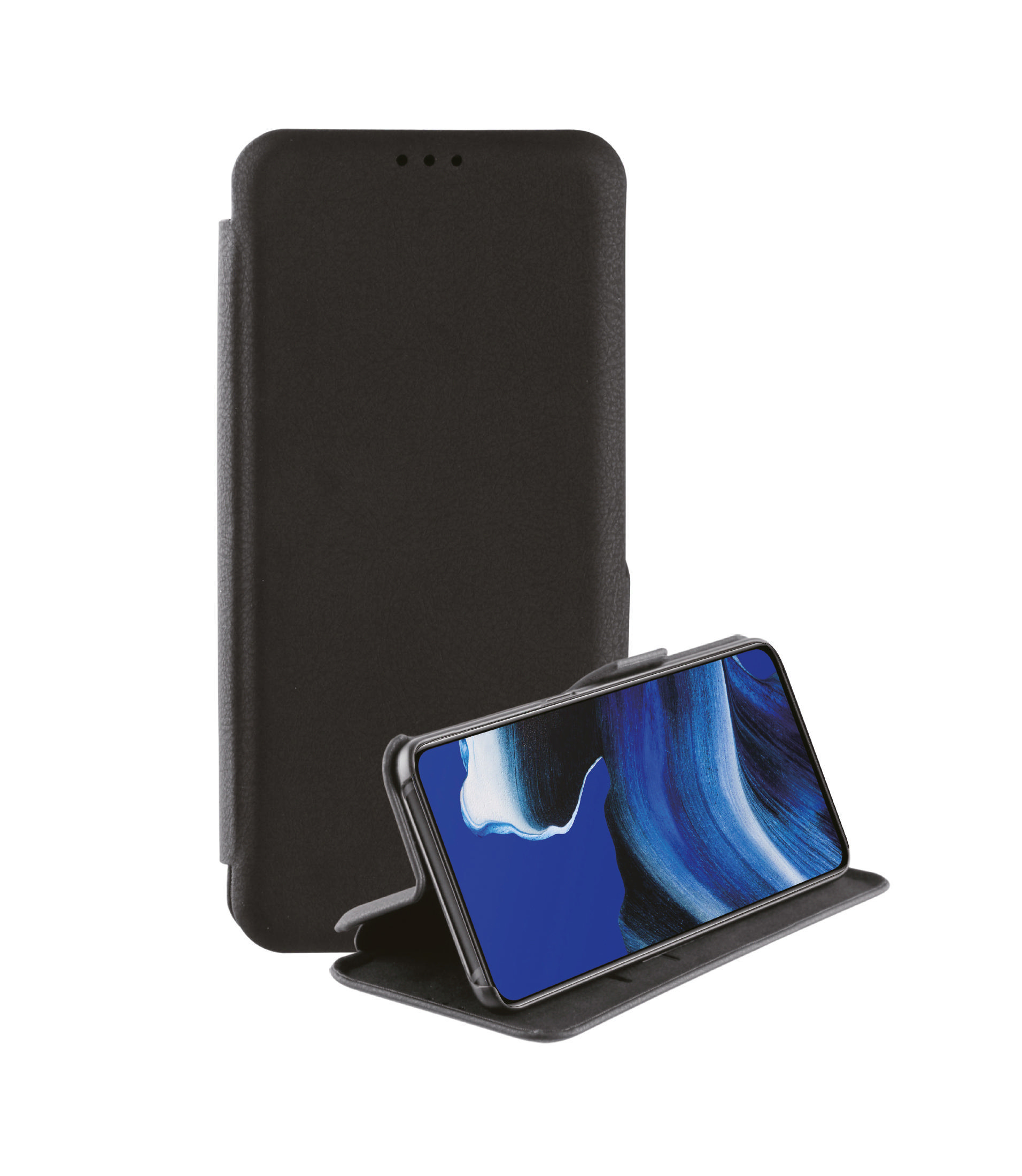 VIVANCO Casual Wallet, Oppo, Reno Bookcover, Schwarz 2