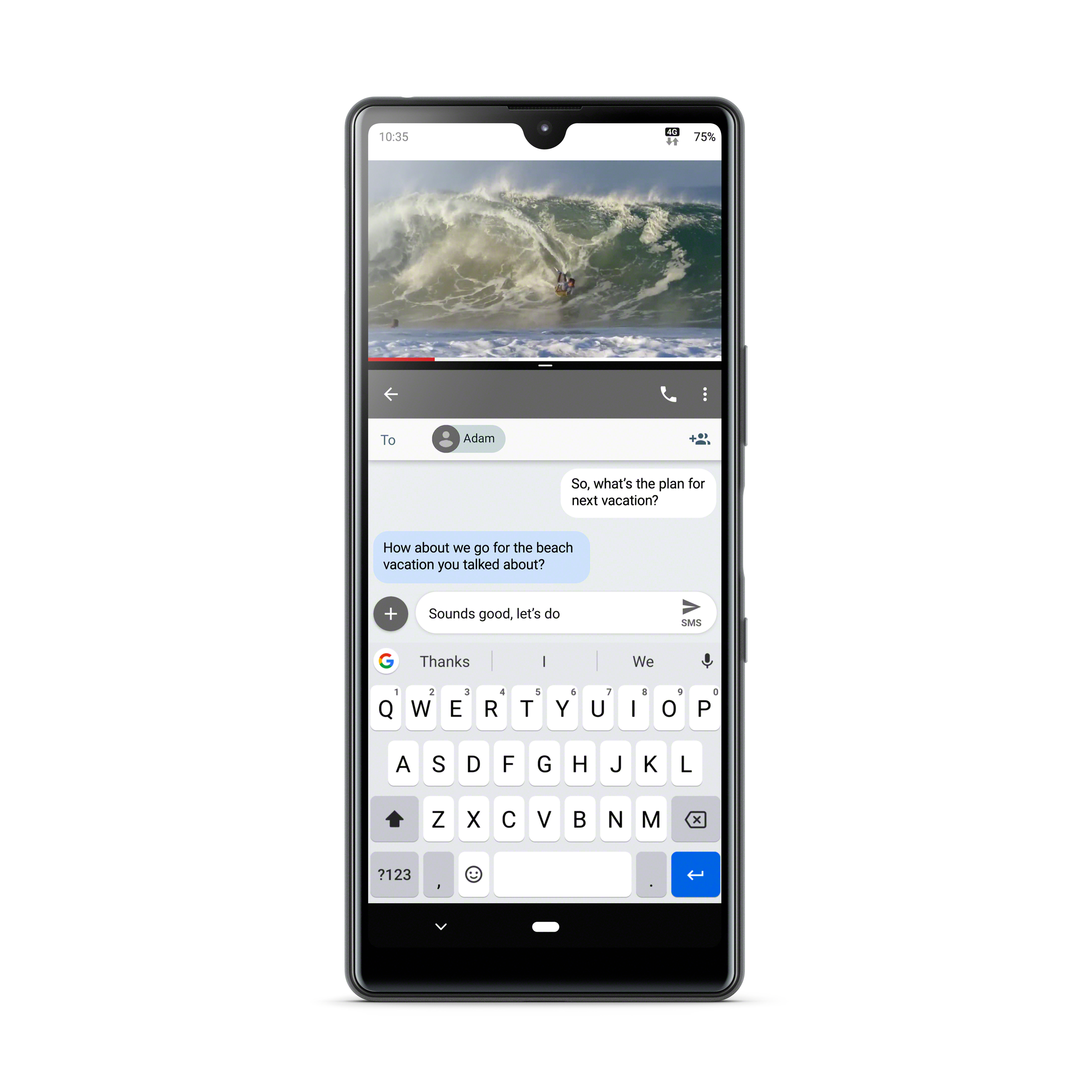 SONY Xperia L4 21:9 Display 64 GB Schwarz Dual SIM