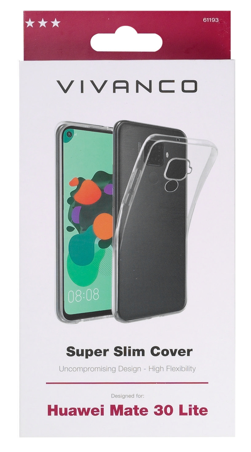 VIVANCO Super Slim, Backcover, Huawei, Lite, Transparent 30 Mate
