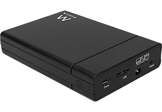 EWENT EW7043 USB 3.1 külső ház 2 db 2,5" HDD/SSD-hez, RAID funkció
