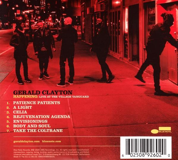 CD-Cover: Männergruppe auf der Straße, Albumtitel und Titelliste. Rotes und schwarzes Farbschema.