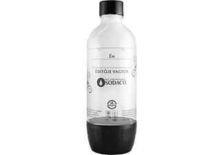 SODACO 579069 Szénsavasító flakon, 1 liter, fekete
