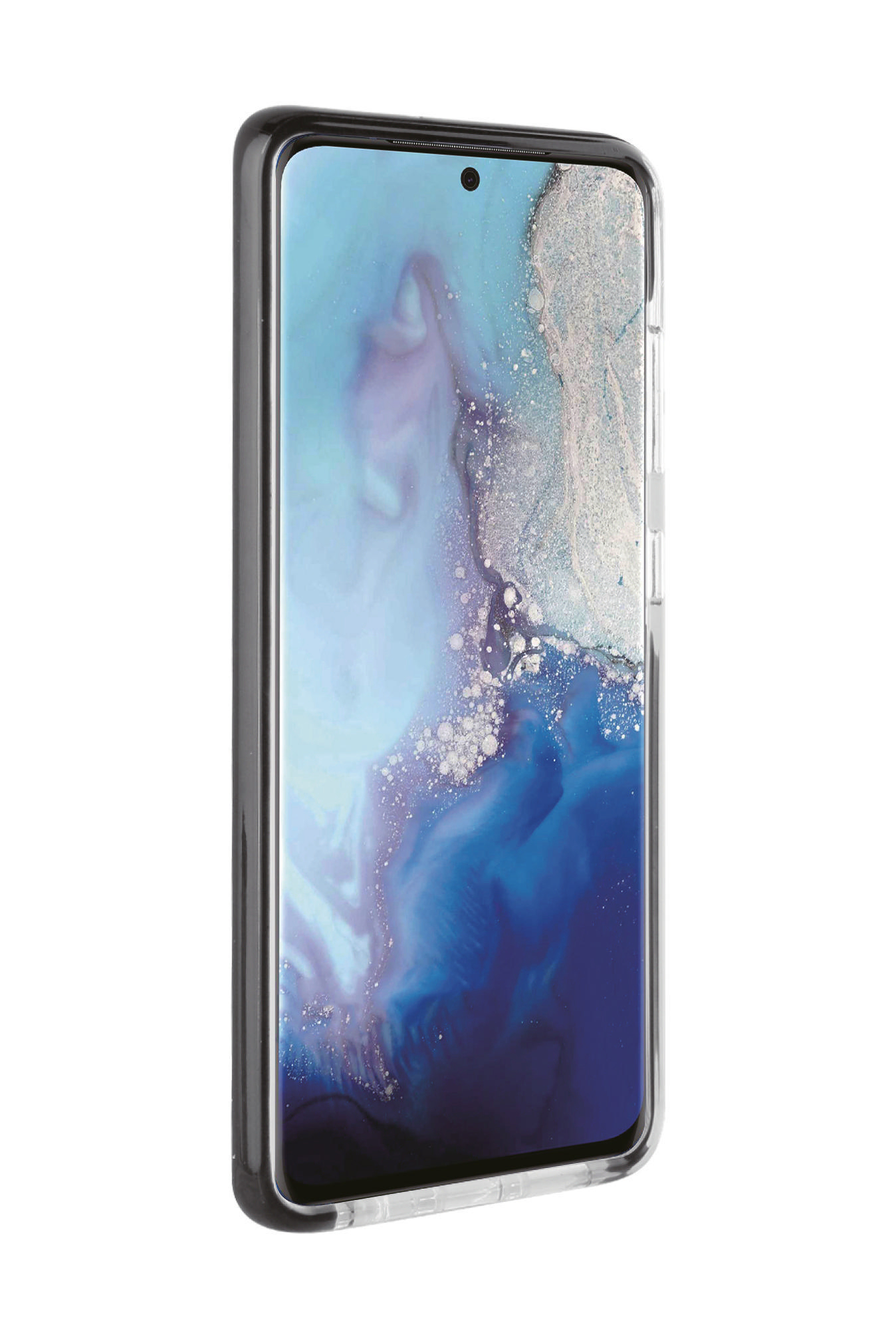 Solid, Rock Galaxy Samsung, S20, Transparent/Schwarz Backcover, VIVANCO