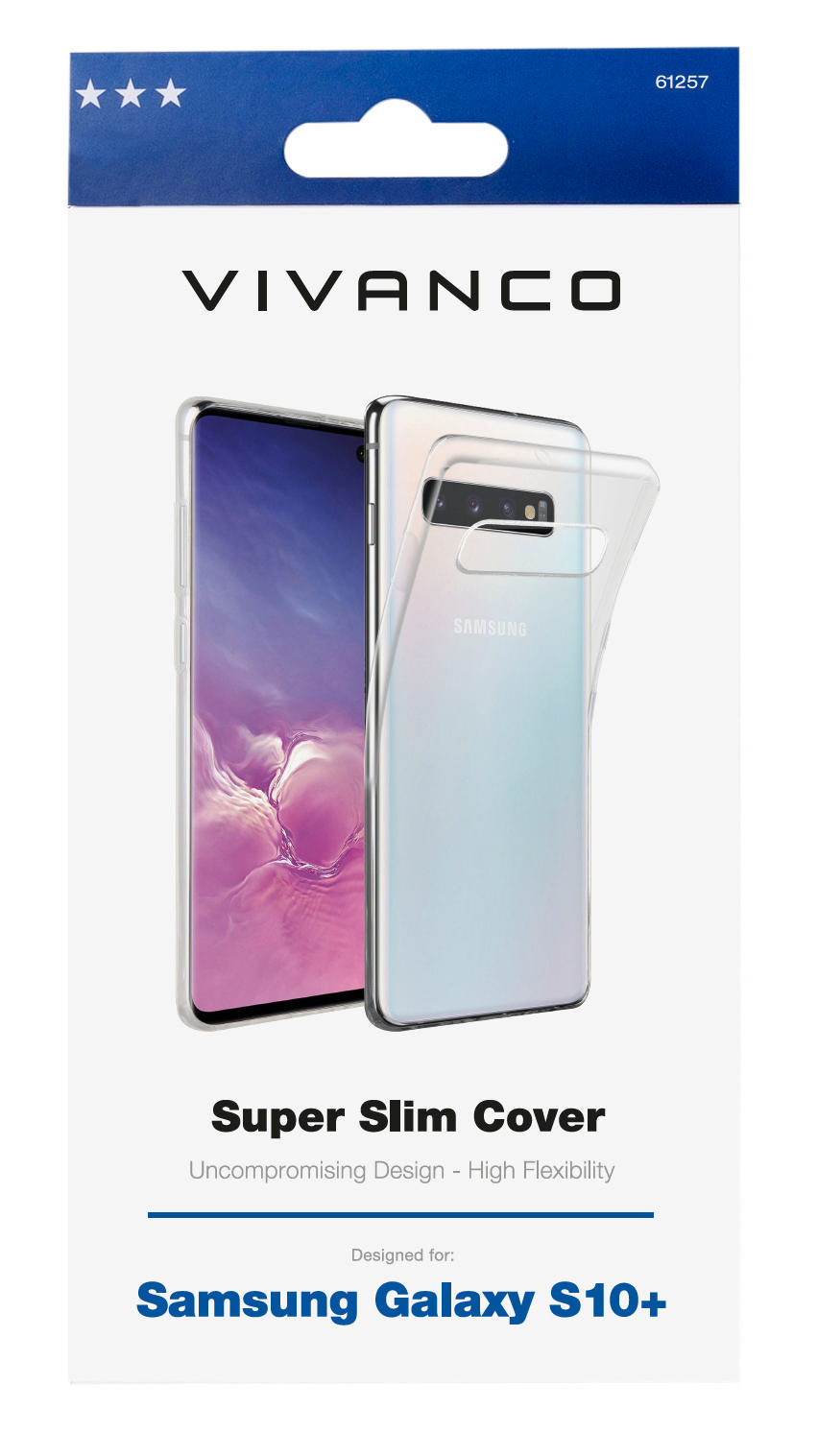 Backcover, 10+, Galaxy S Slim, Super VIVANCO Samsung, Transparent