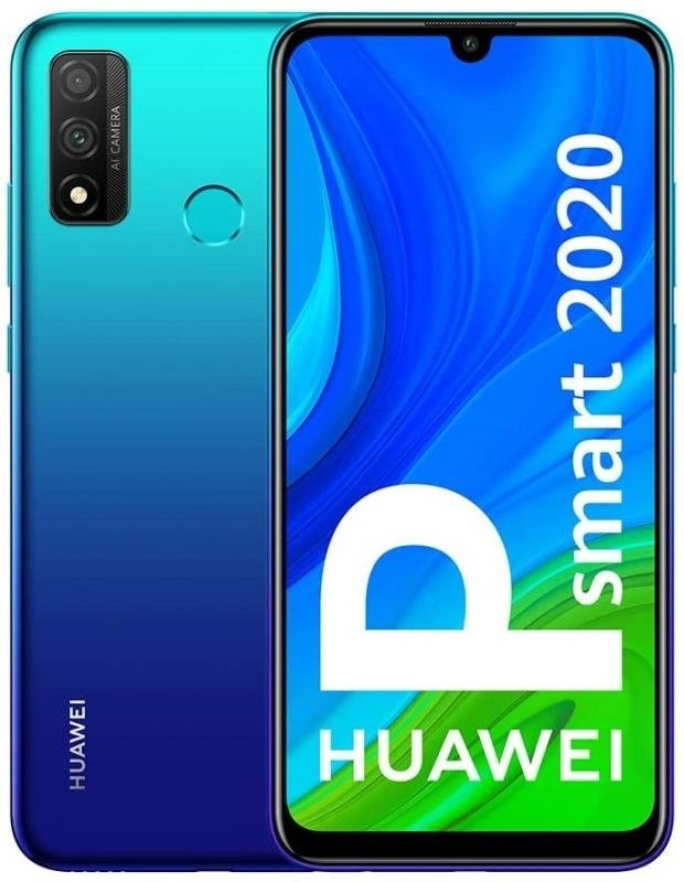 Móvil - Huawei P Smart 2020, Azul, 128 GB, 4 GB, 6.21" Full HD+, Kirin 710, 3400 mAh, Android