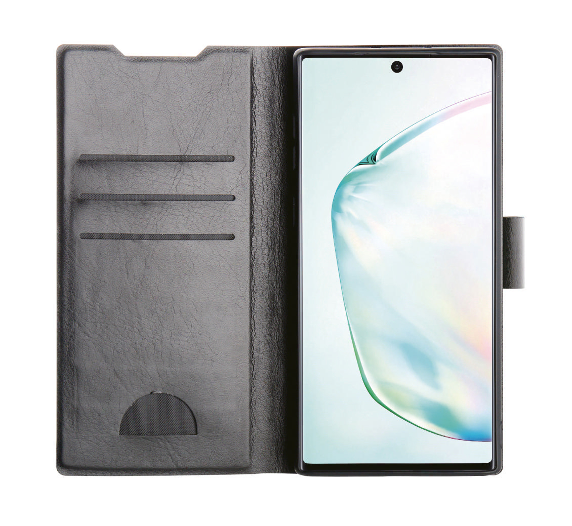 VIVANCO Premium Wallet, Bookcover, Samsung, Schwarz Galaxy Note 10