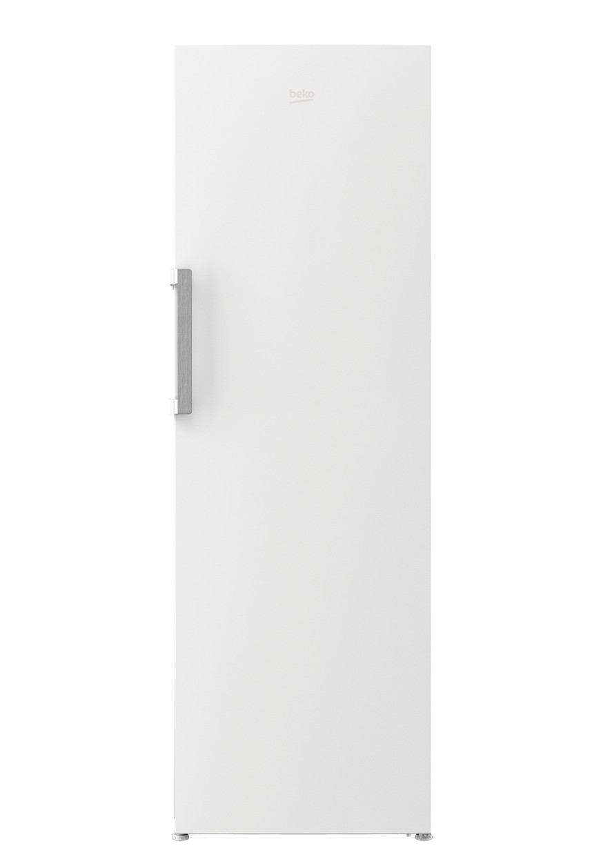 Congelador vertical - Beko RFNE312K31WN, No Frost, 275 l, Congelación rápida, Blanco