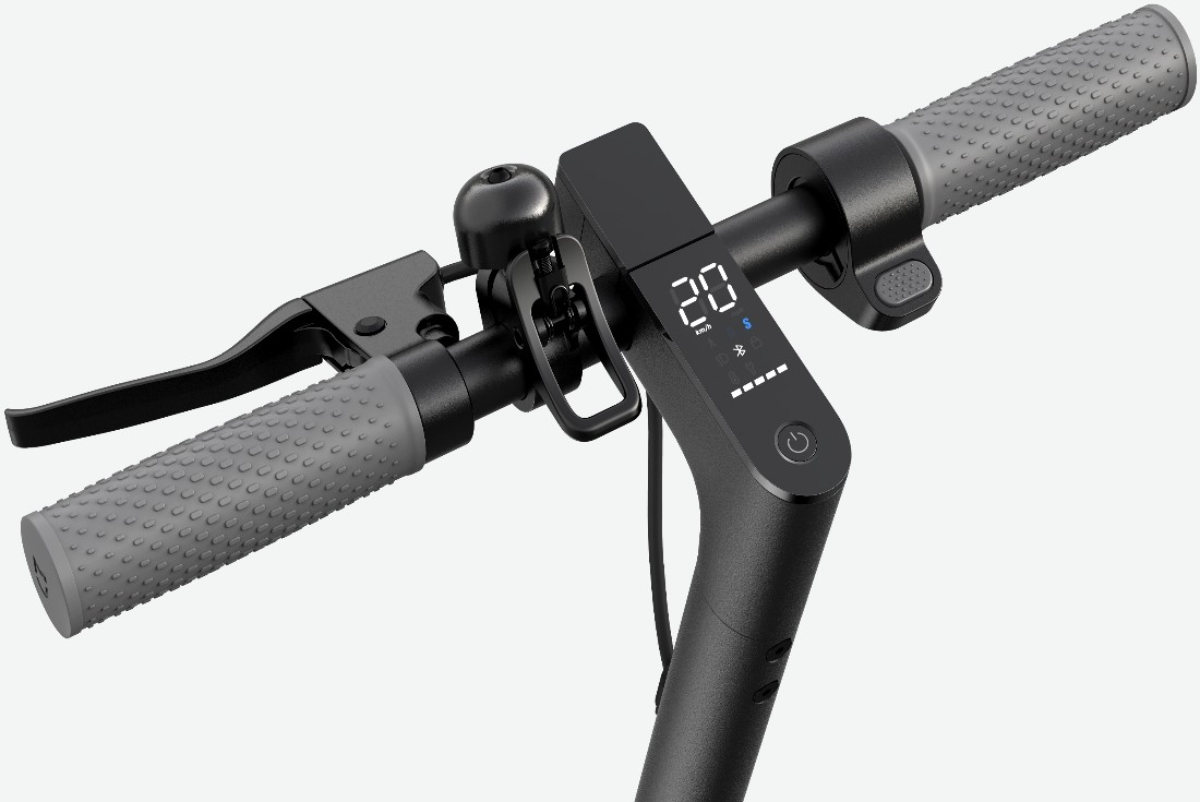 Patinete eléctrico - Xiaomi Mi Electric Scooter 1S, Vel. 25 km/h, 30 km autonomía, Pantalla, Bluetooth, Negro