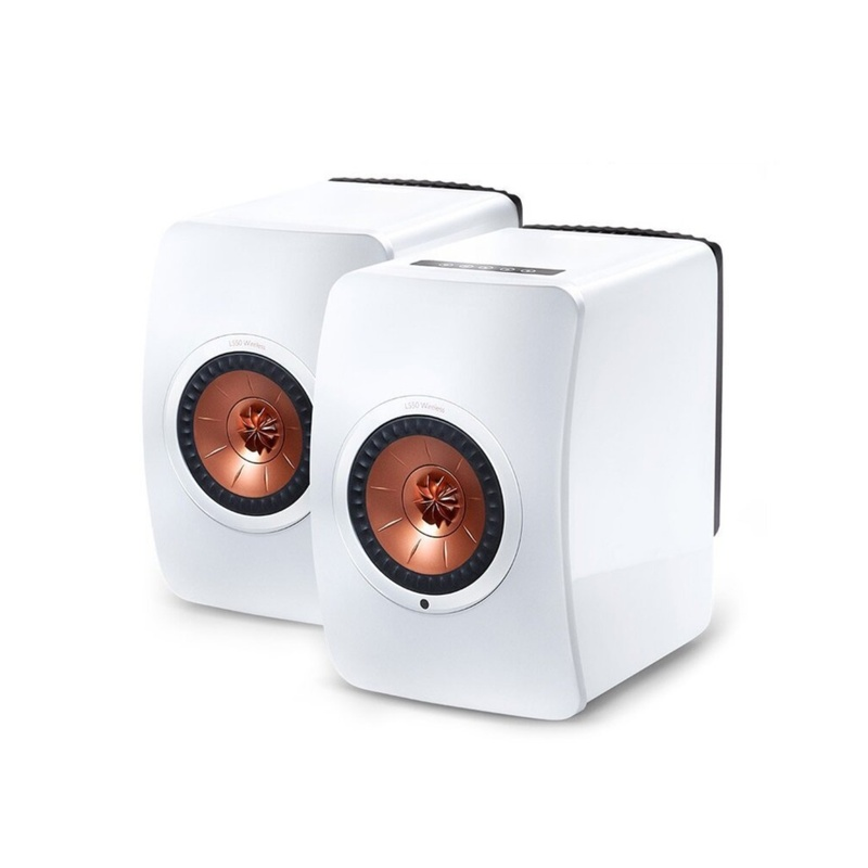 KEF LS50 Bluetooth Hifi Hoparlör Parlak Beyaz