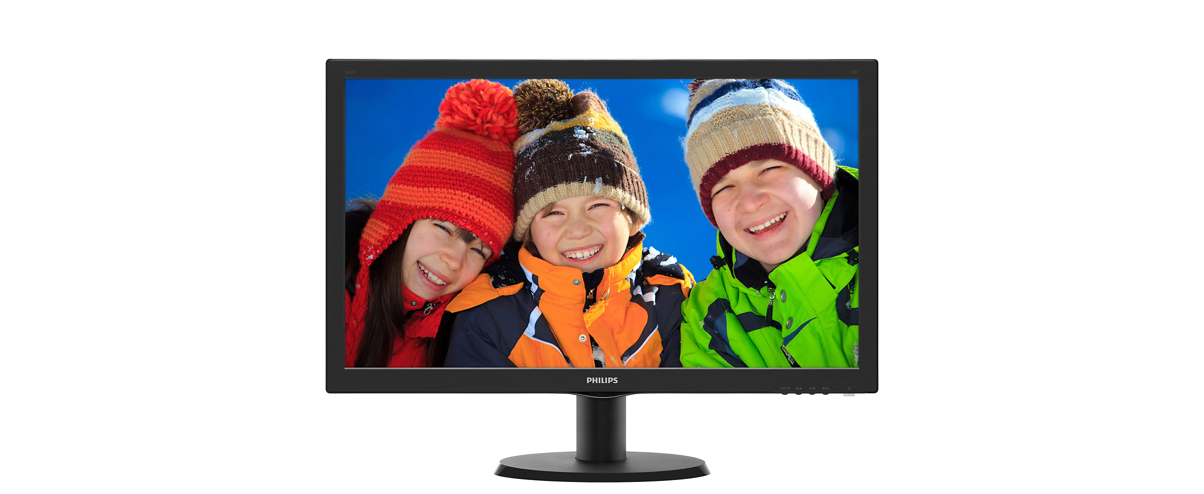 PHILIPS V Line LCD monitör ve SmartControl Lite 243V5QHABA/01