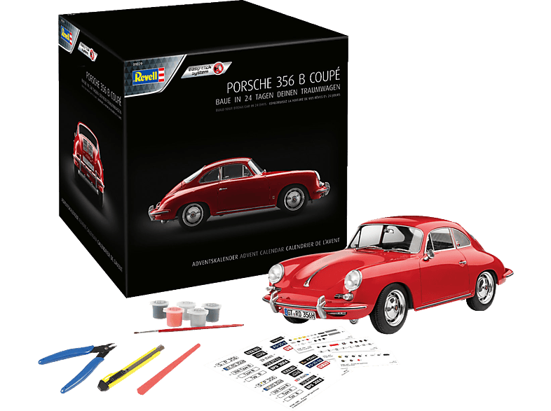 REVELL Adventskalender Porsche 356 Adventskalender, Mehrfarbig