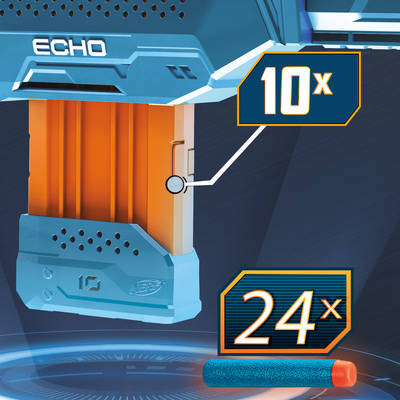 Elite Blaster NERF Mehrfarbig 2.0 CS-10 Echo