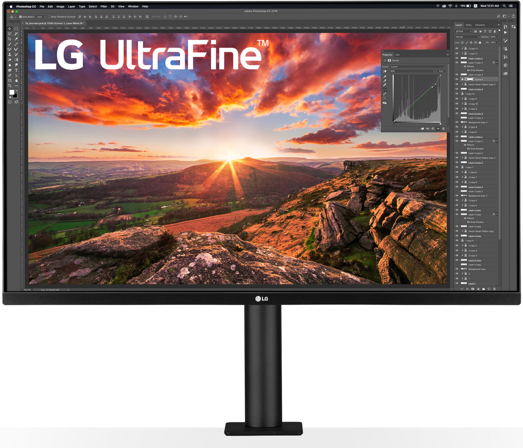 LG 32UN880-B UltraFine™ 31,5 Zoll  UHD 4K  Monitor  5 ms Reaktionszeit  