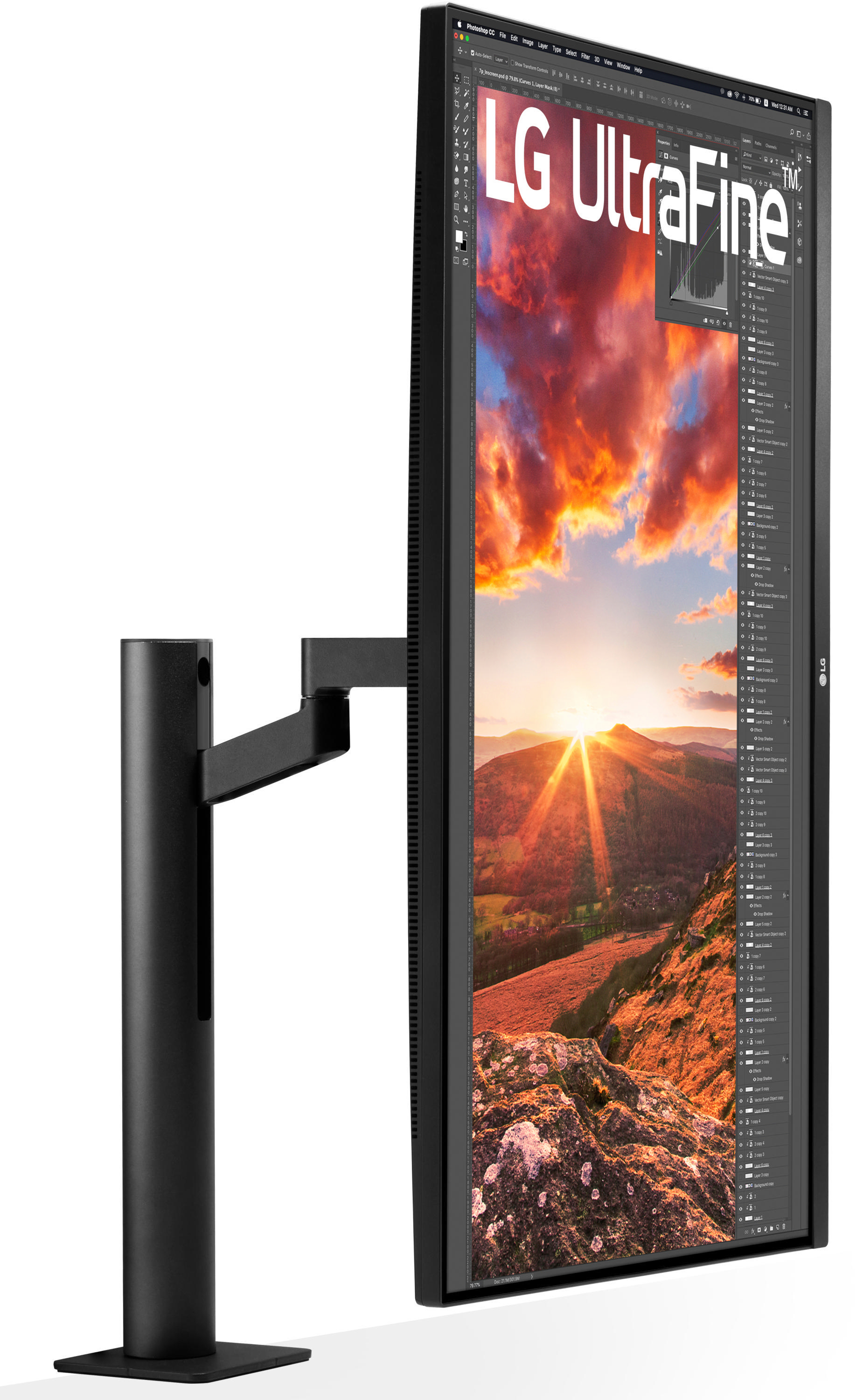 LG 32UN880-B UltraFine™ 31,5 Zoll  UHD 4K  Monitor  5 ms Reaktionszeit  